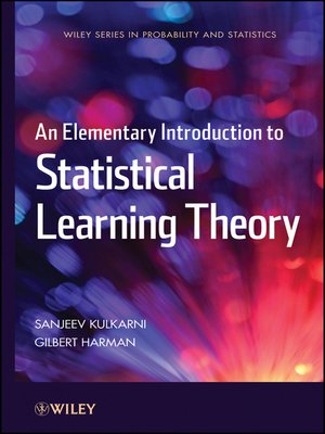 cover image of An Elementary Introduction to Statistical Learning Theory